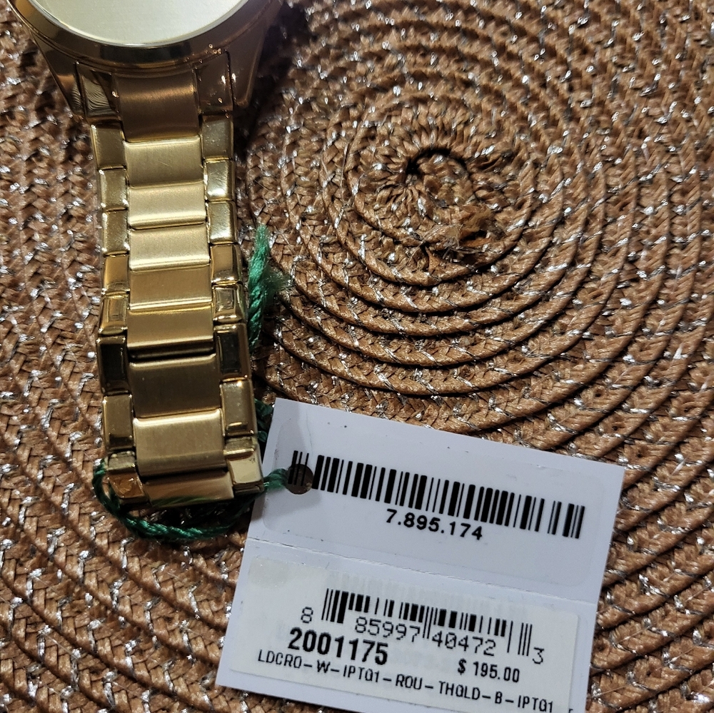 New Gold Lacoste Watch